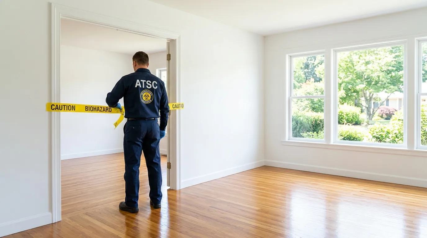 Certified biohazard cleanup crew performing Decomposition Cleanup in Kendall West